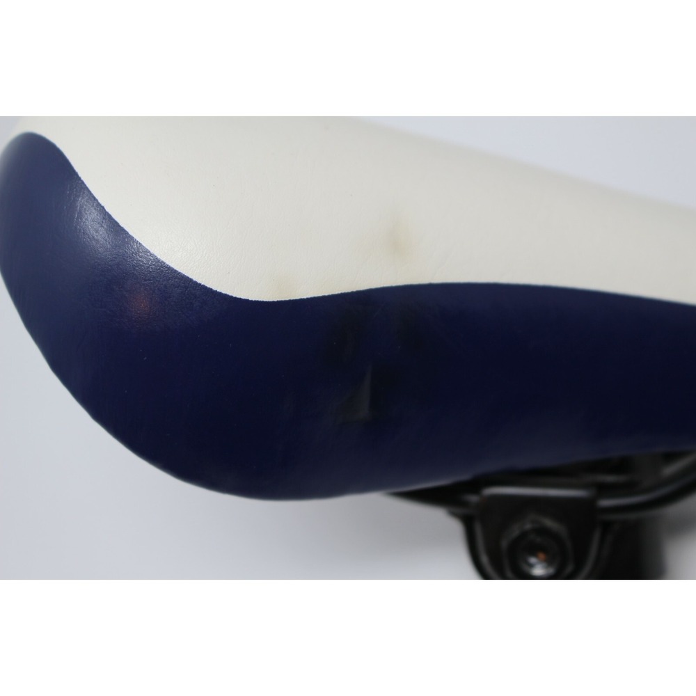 Pacific Bicycles Mountain Sports 10.5" Bicycle Seat Saddle VA23174 White Blue - Picture 7 of 12